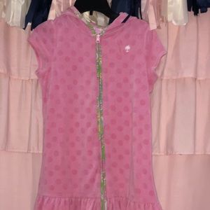 Girls Lilly Pulitzer hooded swim cover